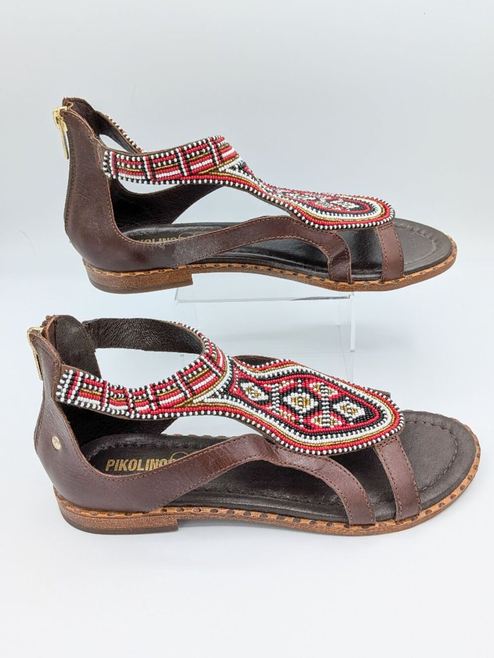 Pikolinos Solidarity Beaded Sandal, New w/o Box